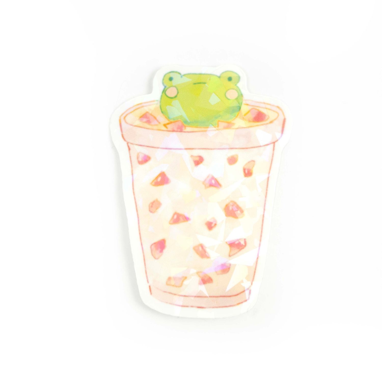 Strawberry Milkshake, vinyl sticker JOHN016