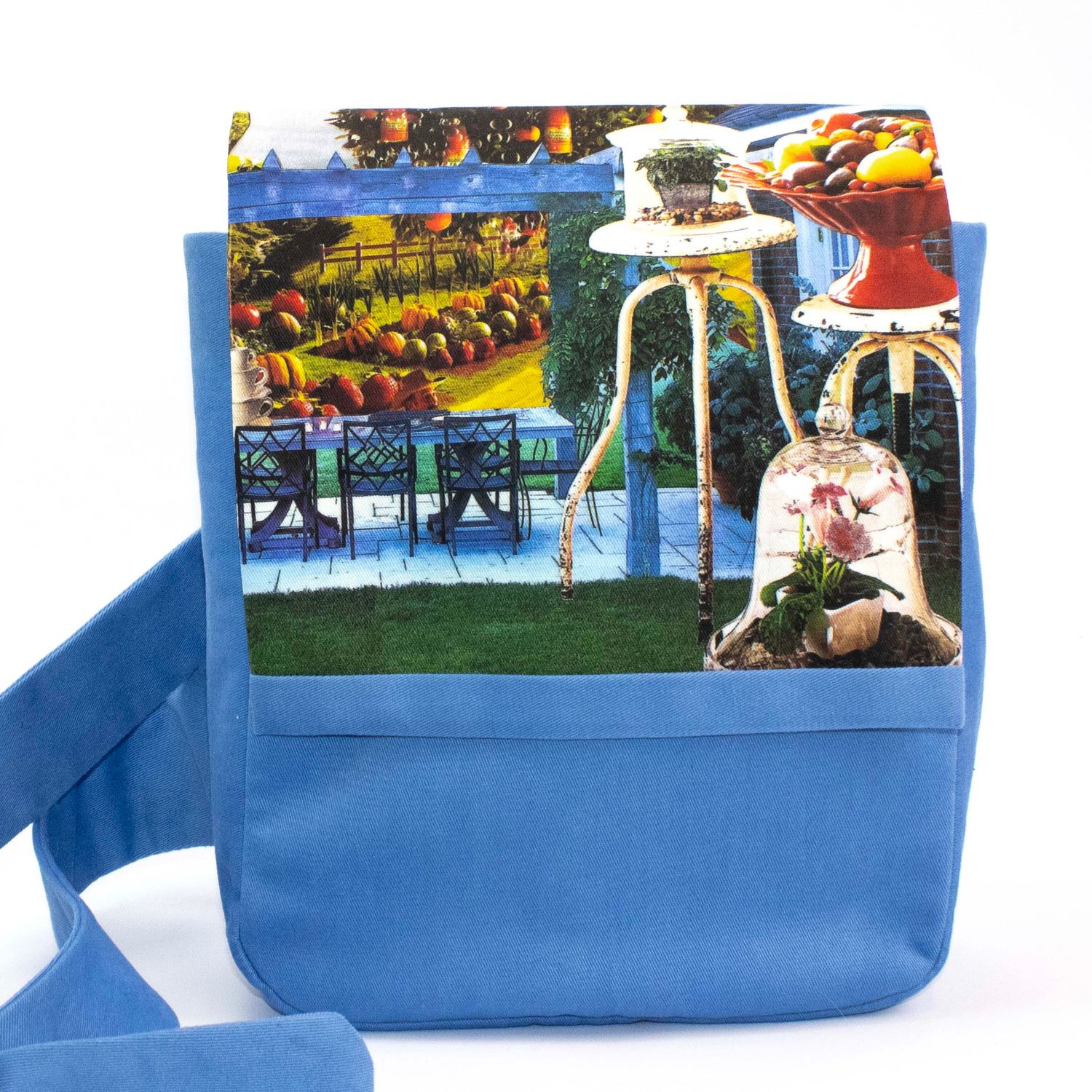 Dinner on the Terrace in Sky Blue, backpack KOPS544