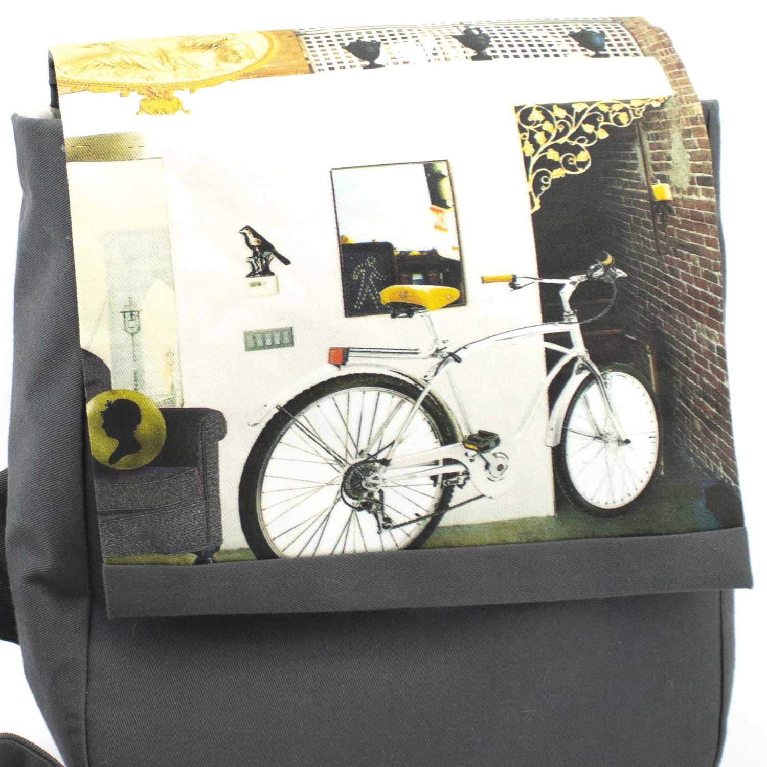 Bicycle Loft in Grey, backpack KOPS545
