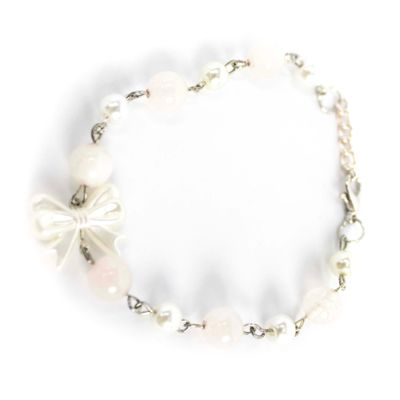 Rose Quartz Bow, bracelet RILM101