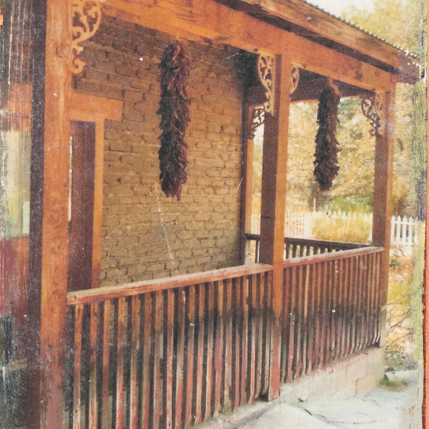 Red Chili Restras, mixed media painting SAND537