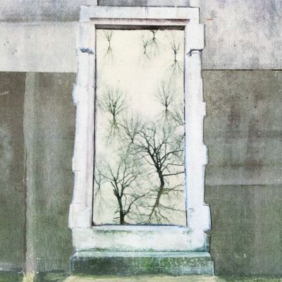 Escape Portal, mixed media painting SAND541