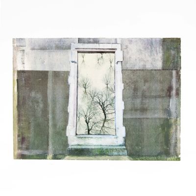Escape Portal, mixed media painting SAND541