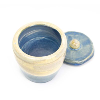 Blue Pot, ceramic LANE07