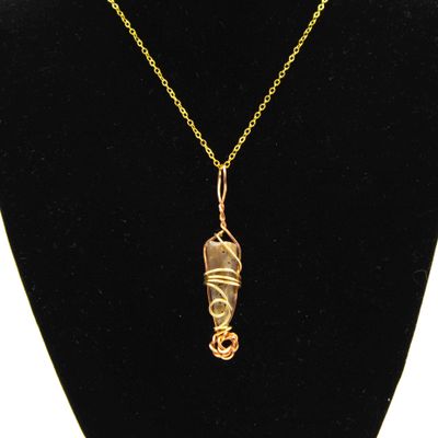 Belemnite Fossil, necklace KOSC028