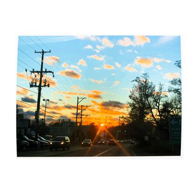Driving into the Sunset, photograph KINR01