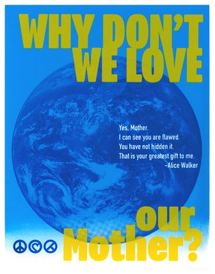 Why Don't We Love Our Mother, screen print BABR14