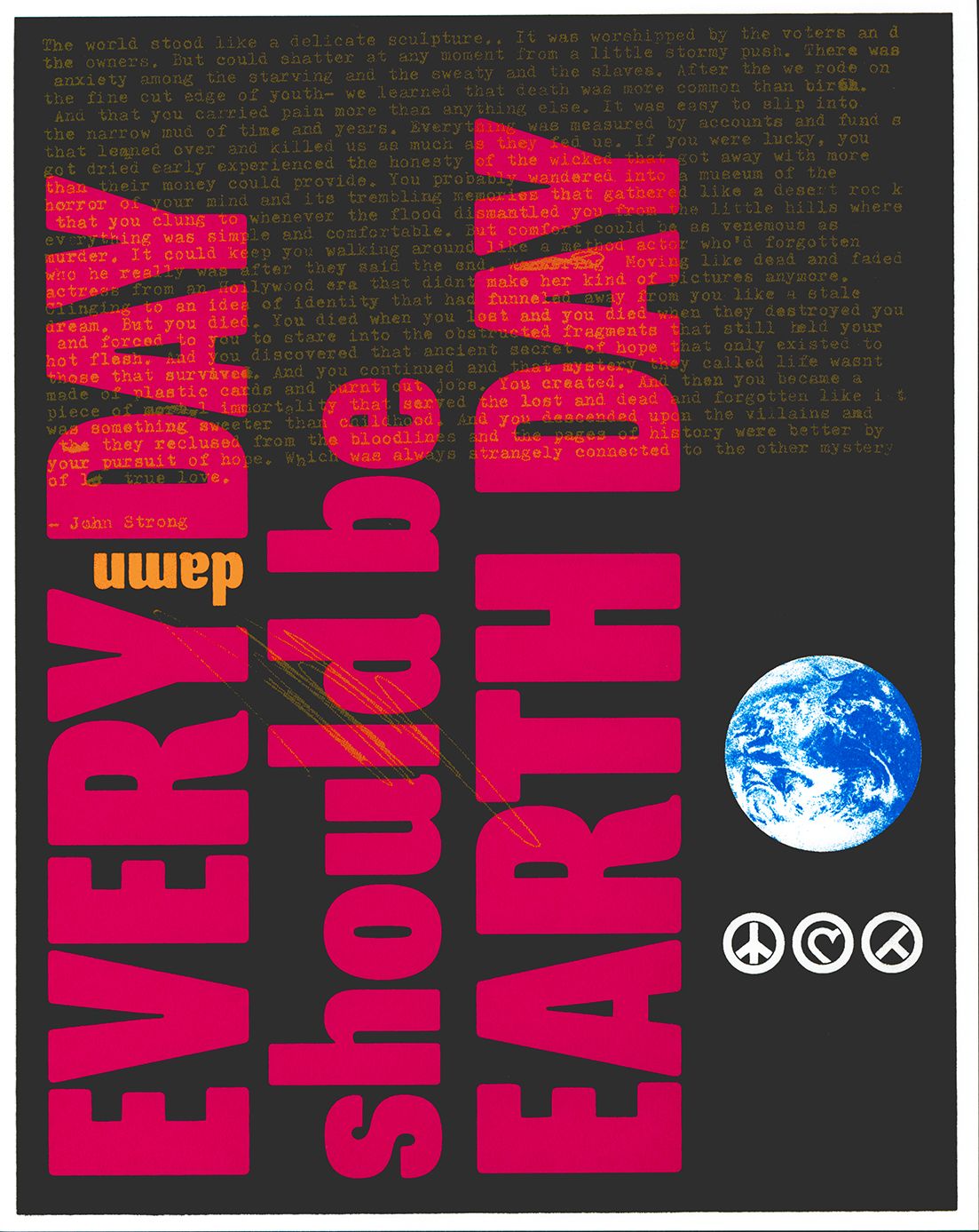 Every Damn Day - Second Edition 4/12, screen print BABR04