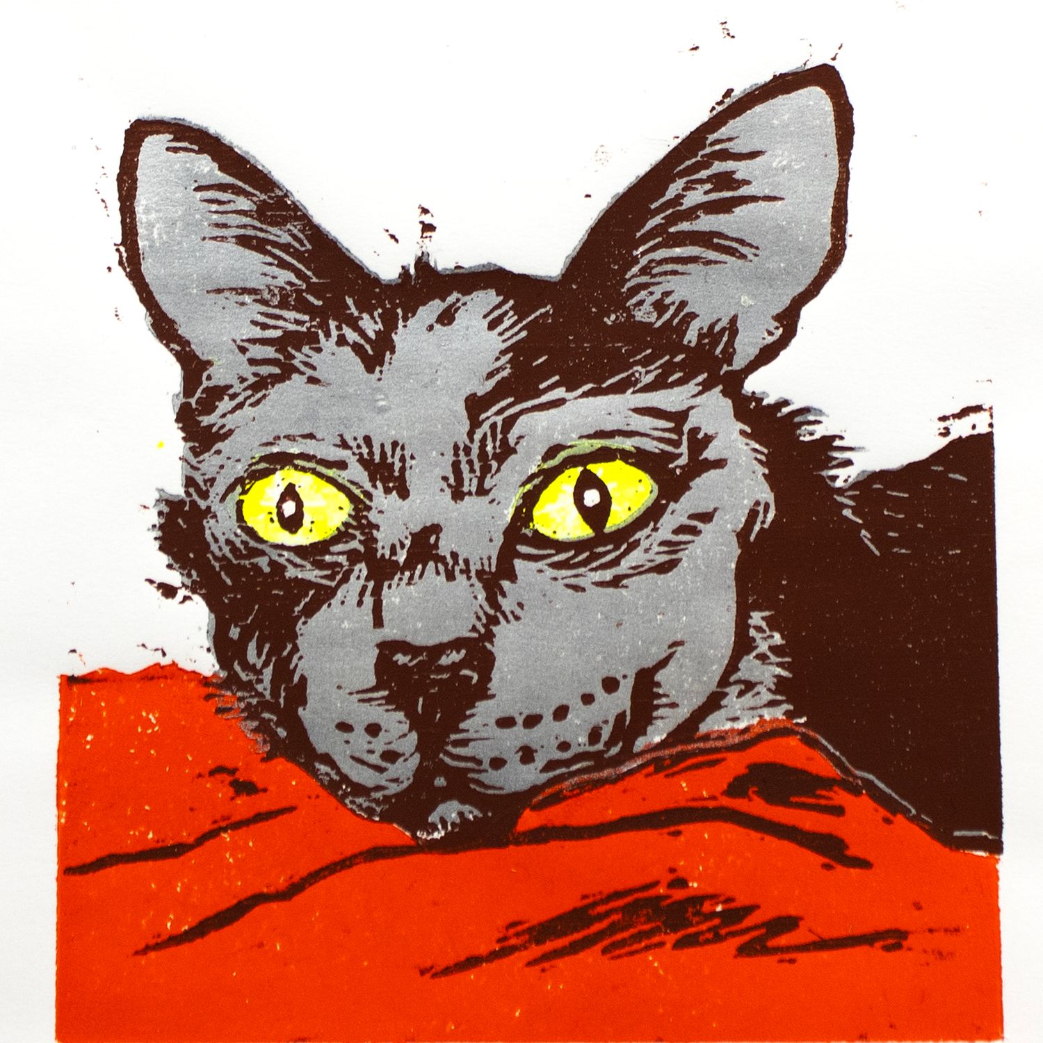 Stare, woodblock CONC01