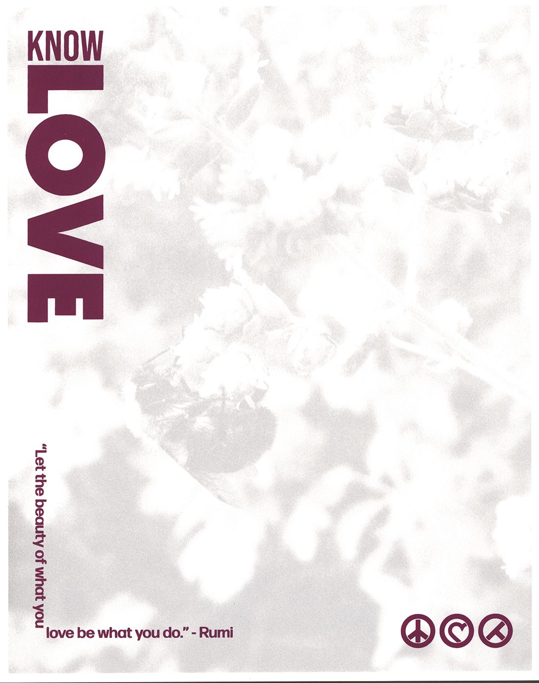 Know Love - Original Edition 3/15, screen print BABR08