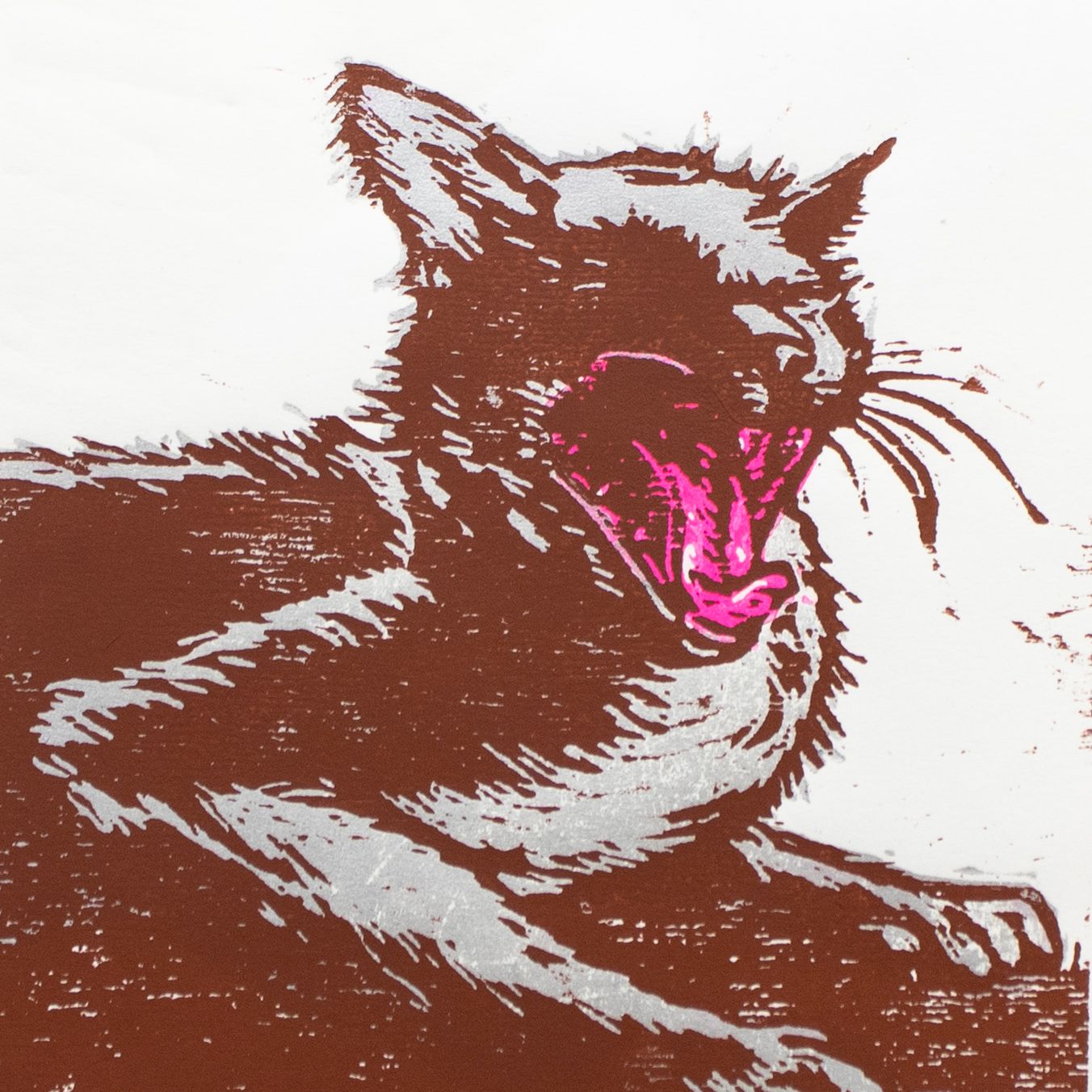 Yawn, woodblock CONC02