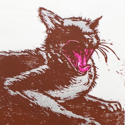 Yawn, woodblock CONC02