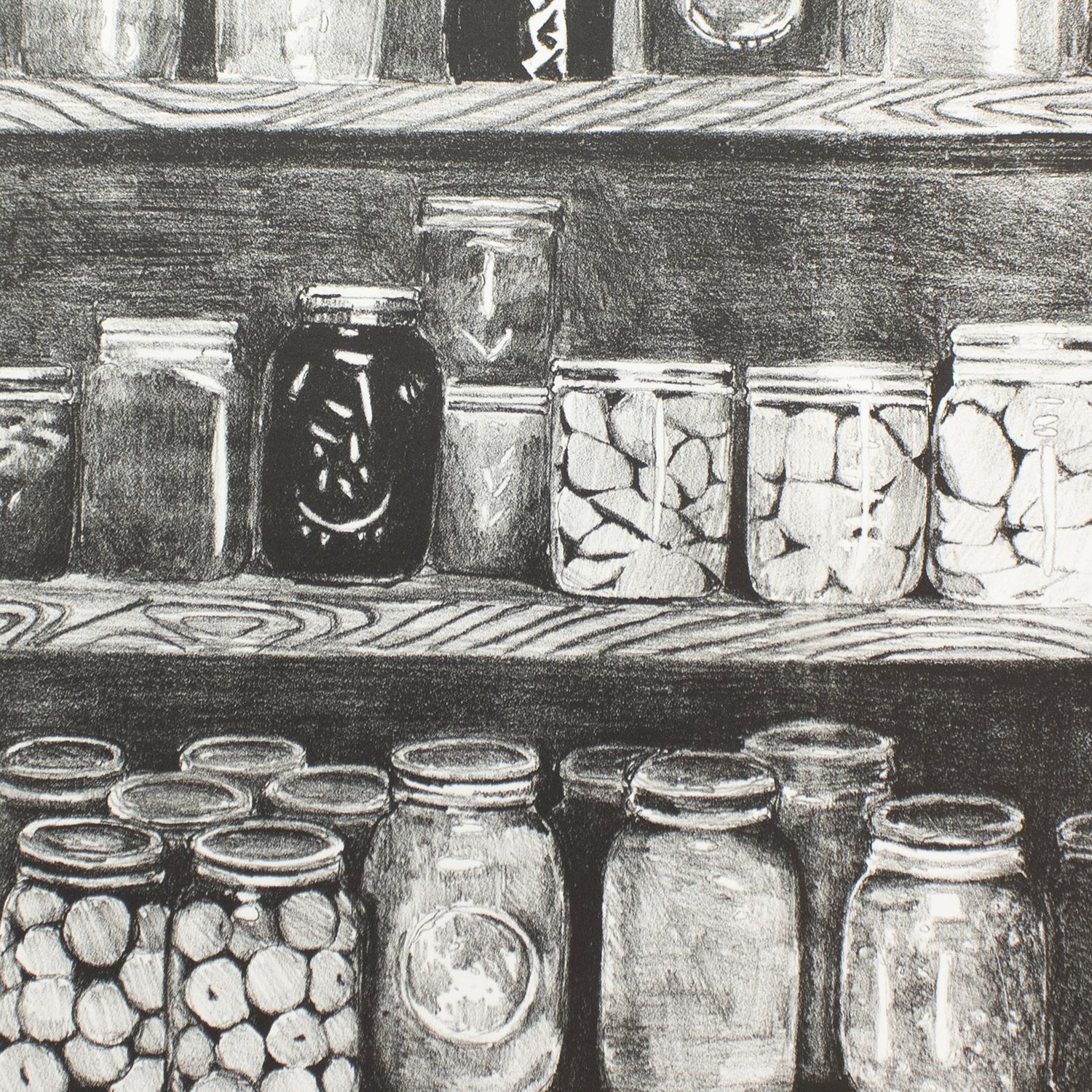 Leelee's Stairwell, lithograph ELLM01