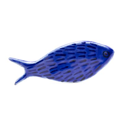 Cobalt in Cobalt Fish Plate, ceramic ROHG064