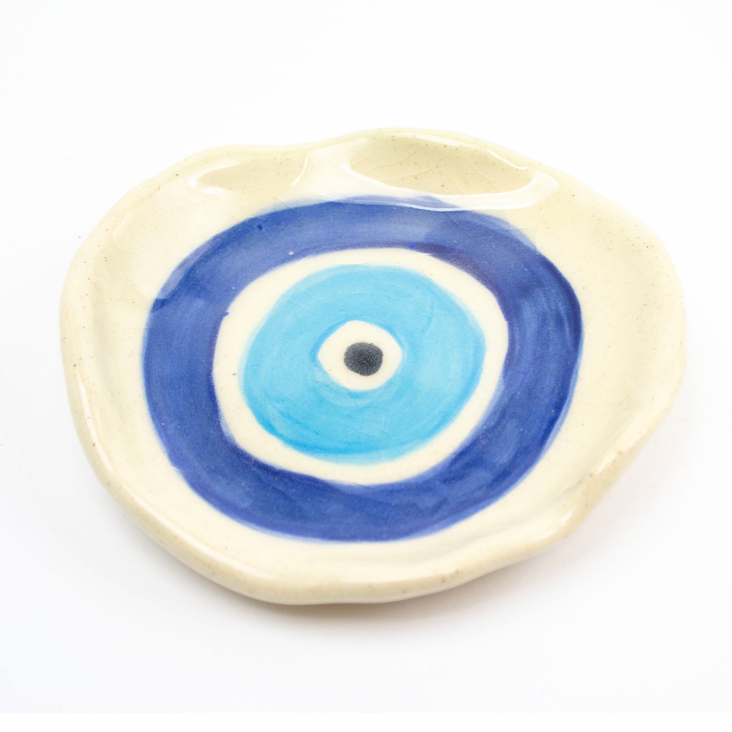 Evil Eye Medium Plate, ceramic ROHG073