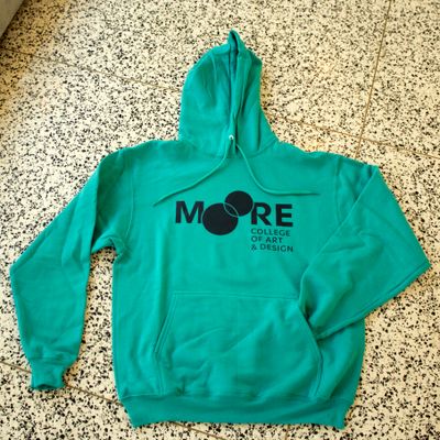 Moore Hood: Aqua Navy Logo