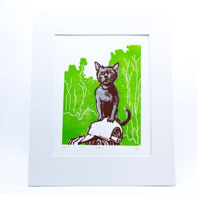 Hat, woodblock CONC03