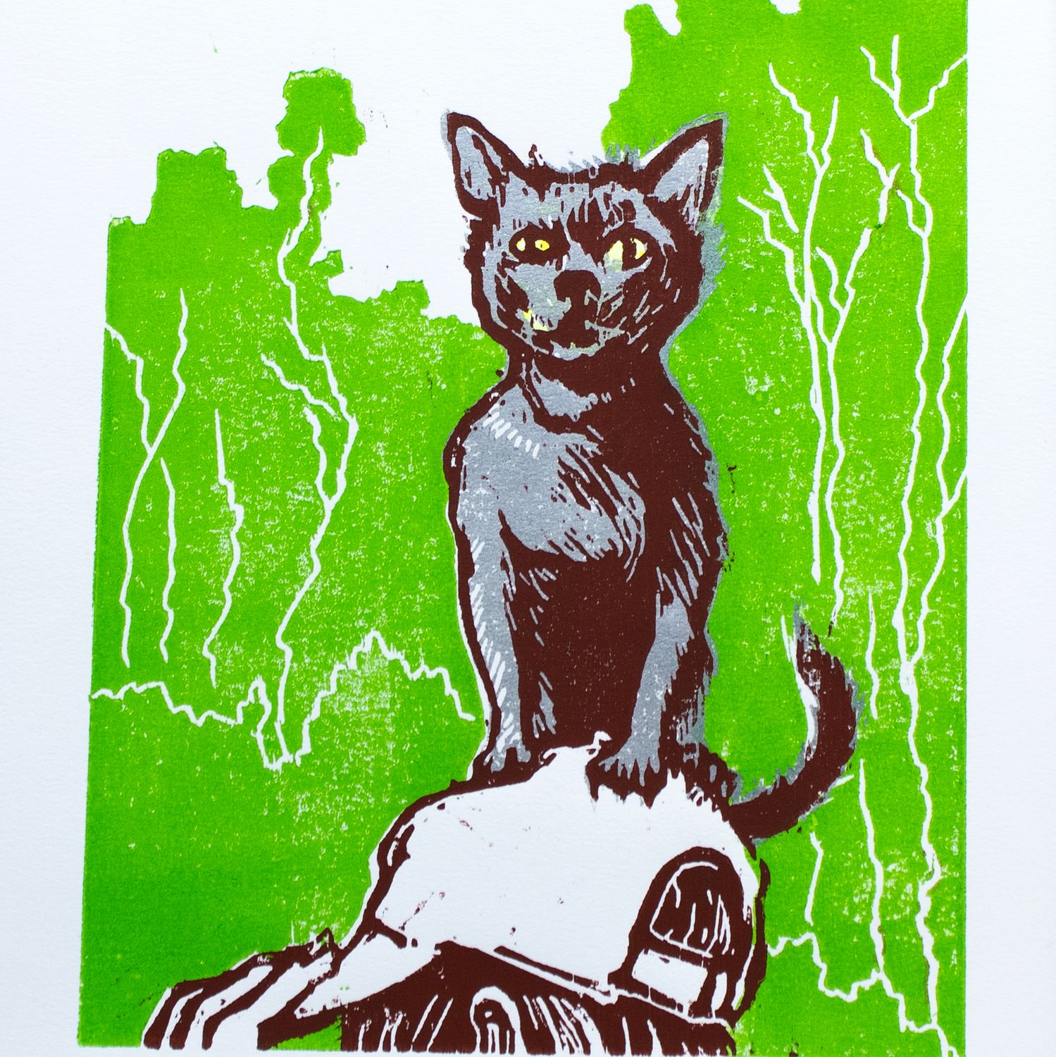 Hat, woodblock CONC03