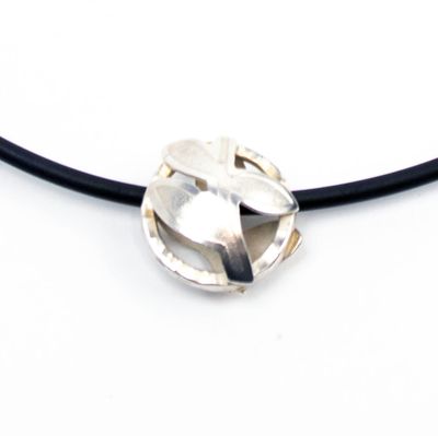 Flower Leaf Round Pendant, necklace BRYH687