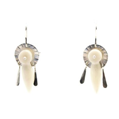 Winter Sun with Carved Corian, earrings BRYH691