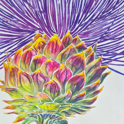 Wild Artichoke, card BARC264