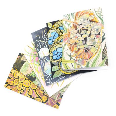 Plants, Lichen, Moss, Fungi, 6 cards BARC266