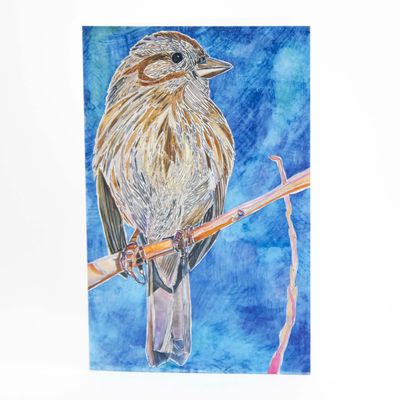 Song Sparrow Sings, card BARC261