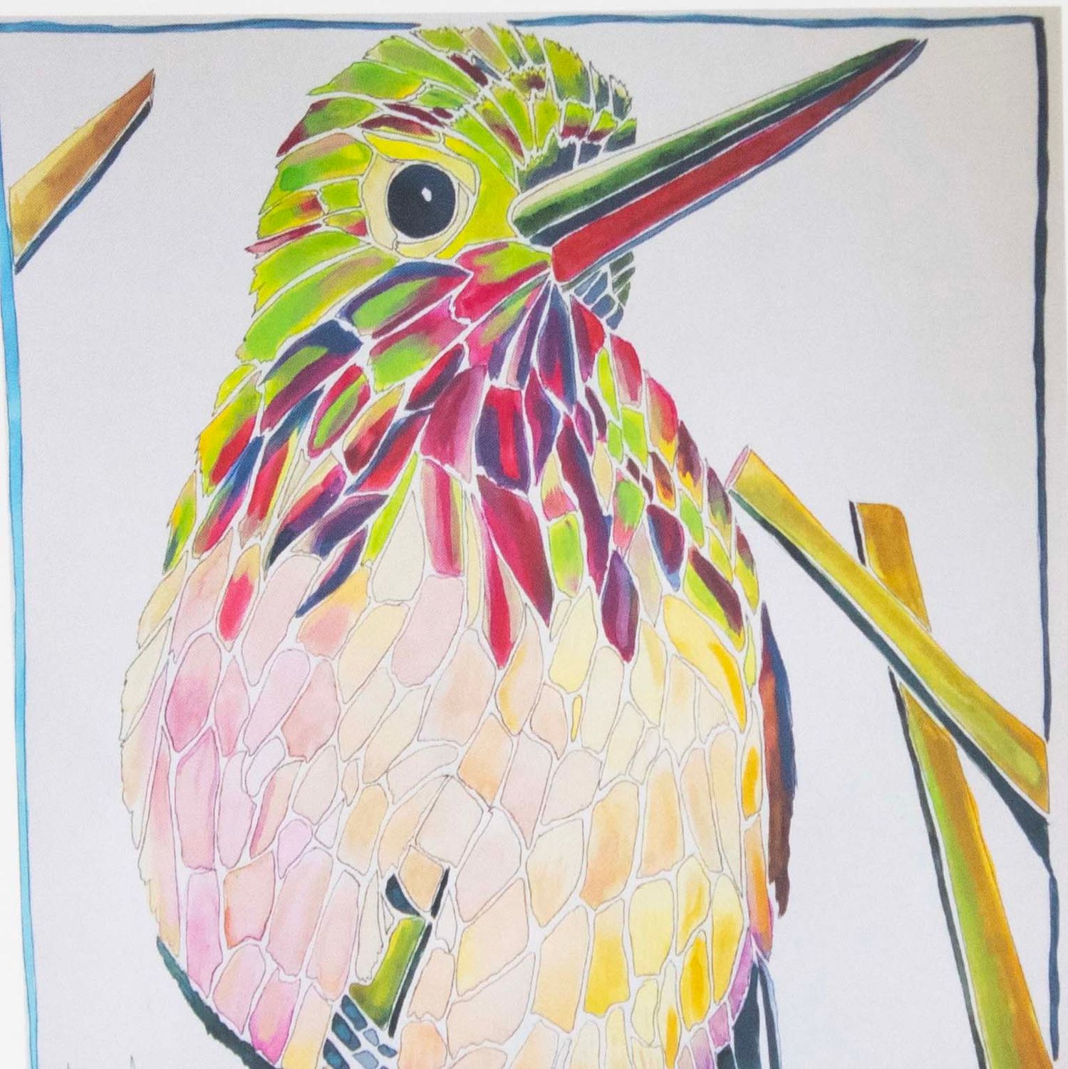 Ruby Throated Calliope, card BARC260