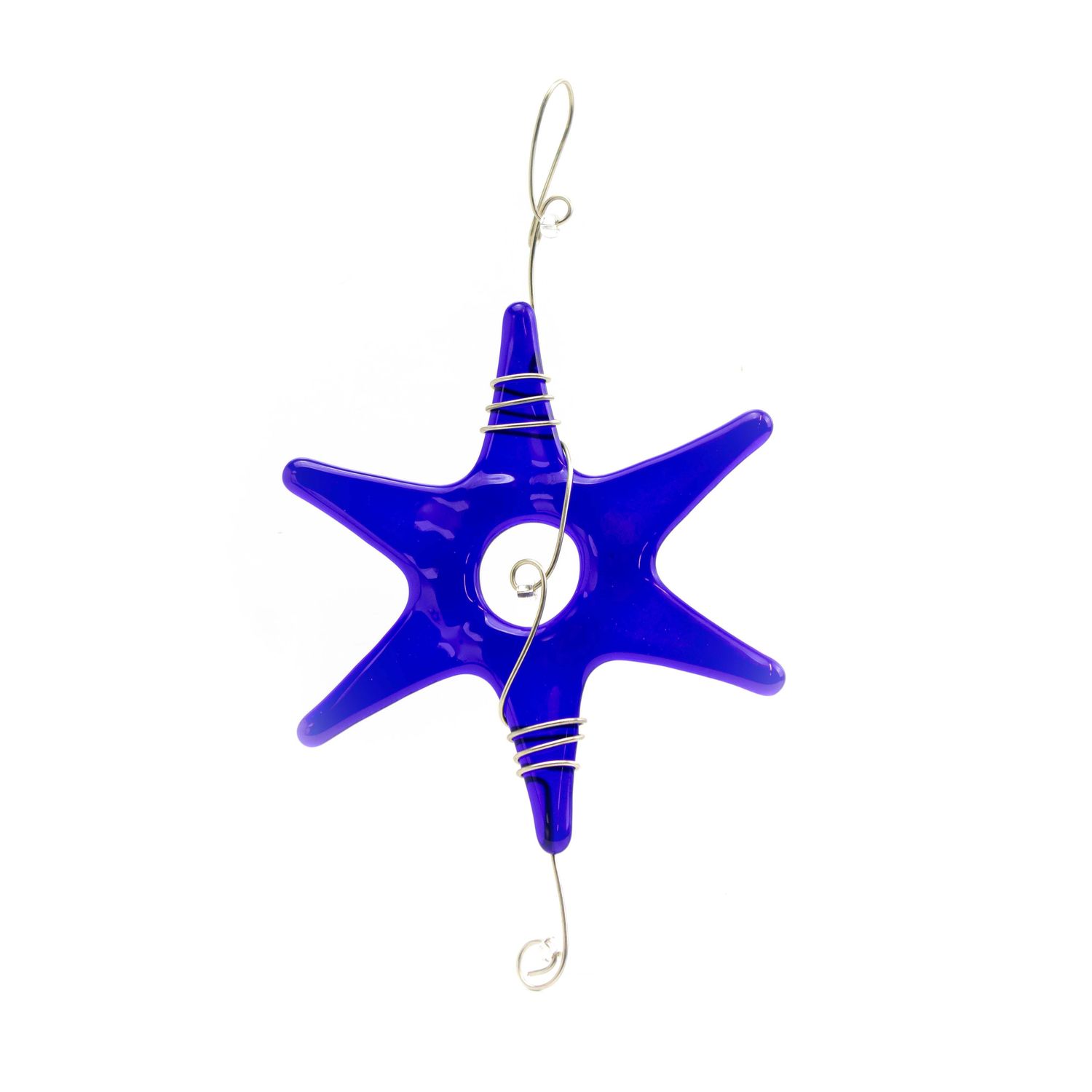 Blue Glass Star, large HARC420