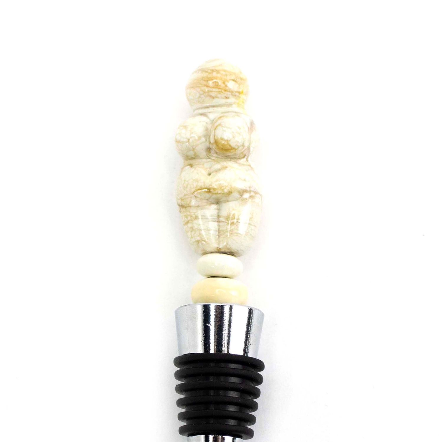 Venus of Willendorf Glass, winestopper HARC421