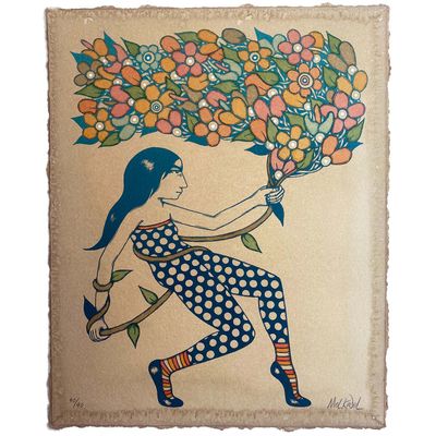Jubilee, silkscreen hand painted KADM002