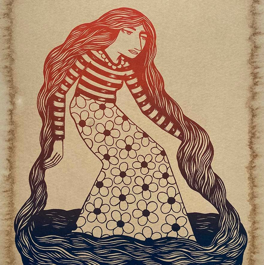 Body of Water, silkscreen KADM001