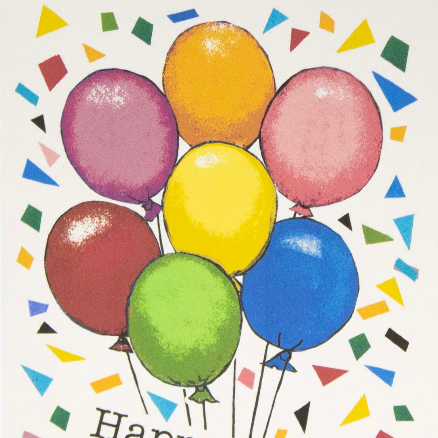 Birthday Balloons, birthday card JORR107