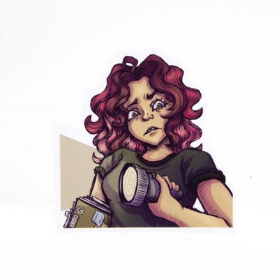 Forsaken Creations: Olivia Flashlight, sticker LARS02