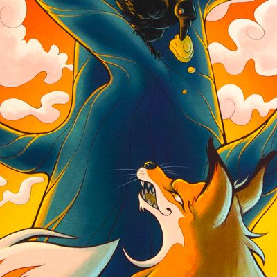 The Fox and the Crow, print RASK03