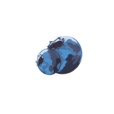 Droolberry: Blueberries, sticker WILR07