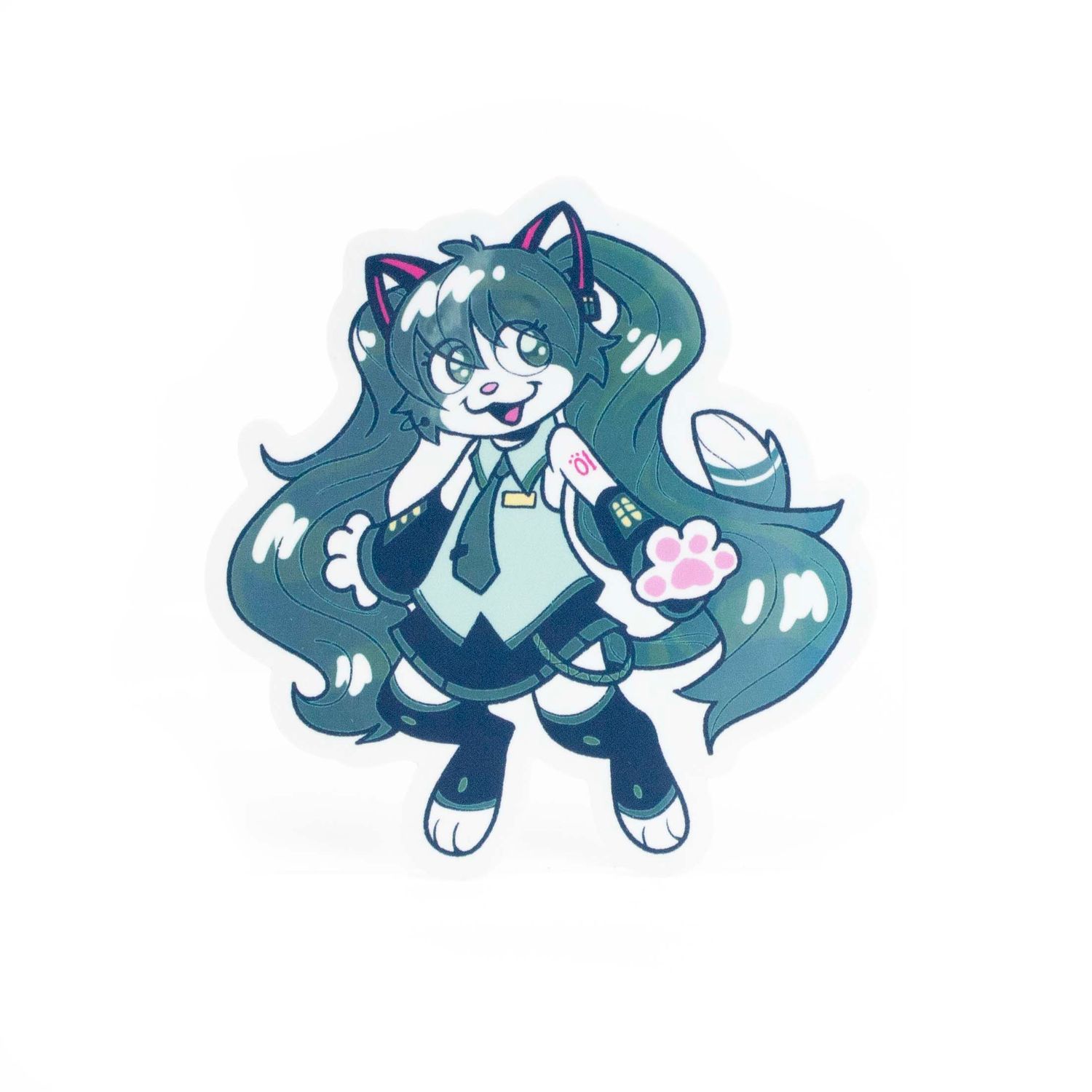 Catsune Miku, metallic sticker EPPC49