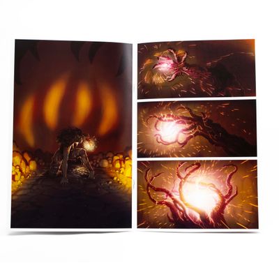 Stone and Fire: A Short Story, comic HOLE01