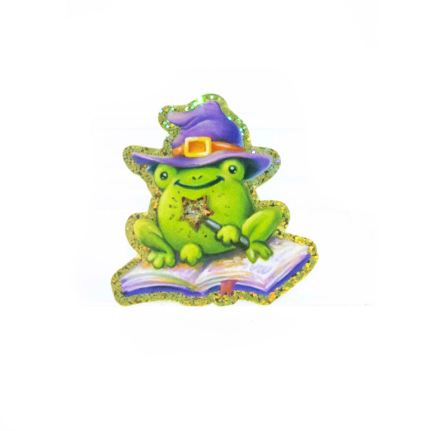 Magic Frog, glitter sticker EPPC50