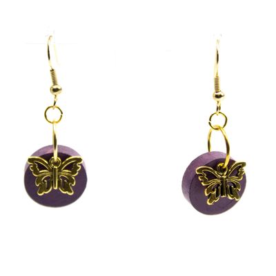 Bingo Marker: Butterfly, earrings HMAR007