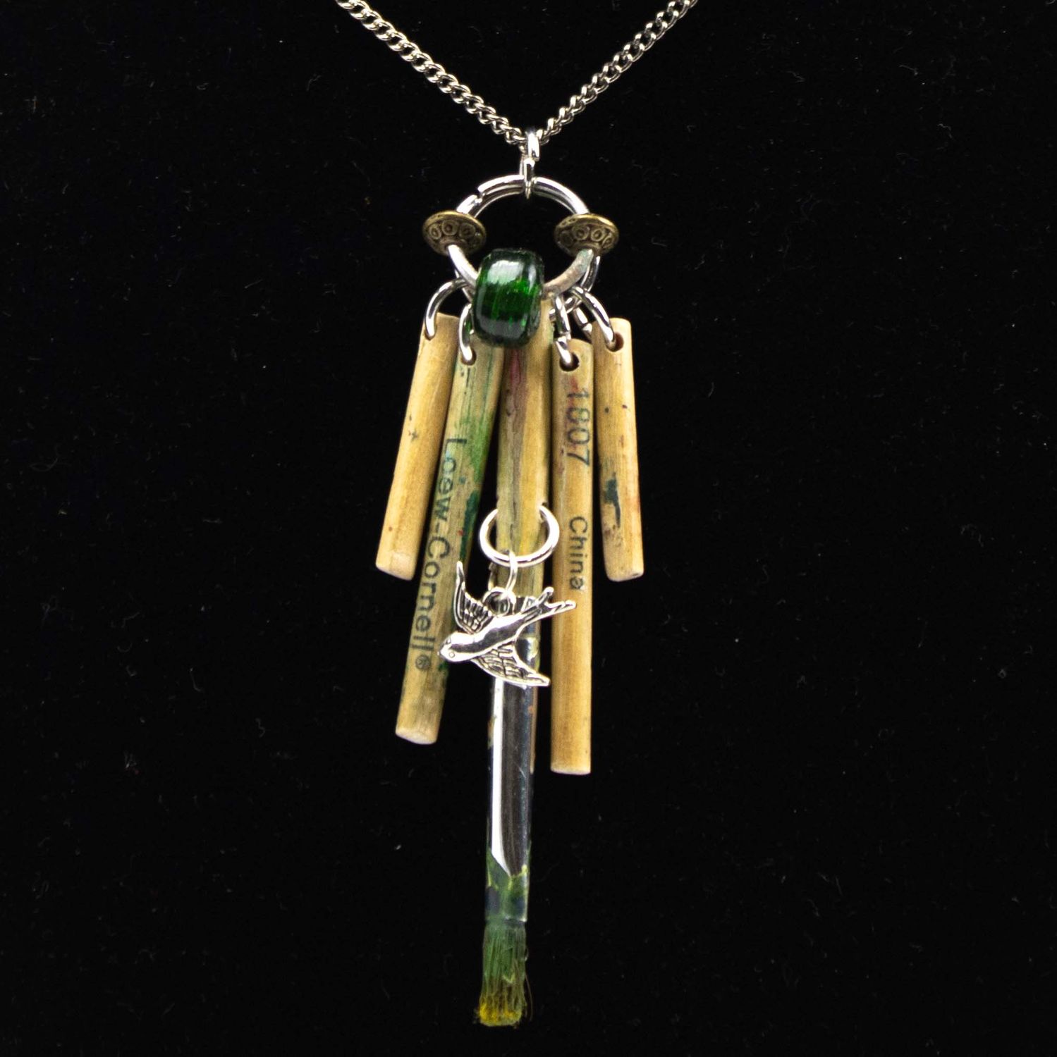 Sparrow Paintbrush, necklace HMAR010