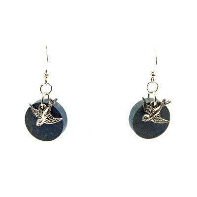 Bingo Marker: Swallow, earrings HMAR006