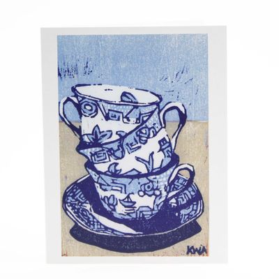Willow Tea Cups, card ARMK068
