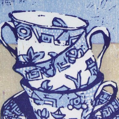 Willow Tea Cups, card ARMK068