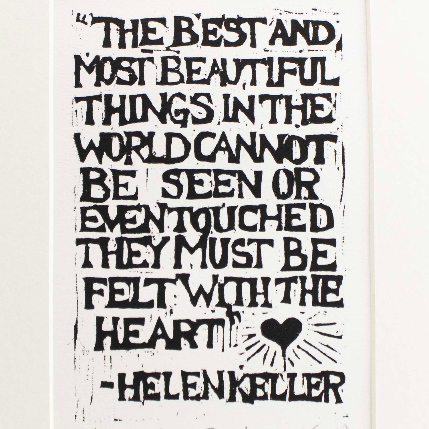 The Best, woodblock print ARMK071