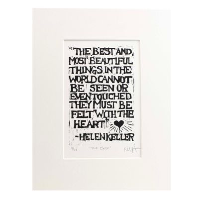 The Best, woodblock print ARMK071
