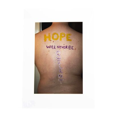 Hope Will Never Be Silent, small photo print BALR07