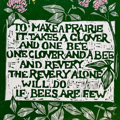 Revery, woodblock print ARMK075