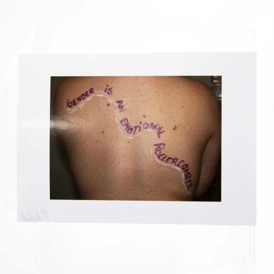 Gender is An Emotional Rollercoaster, small photo print BALR10