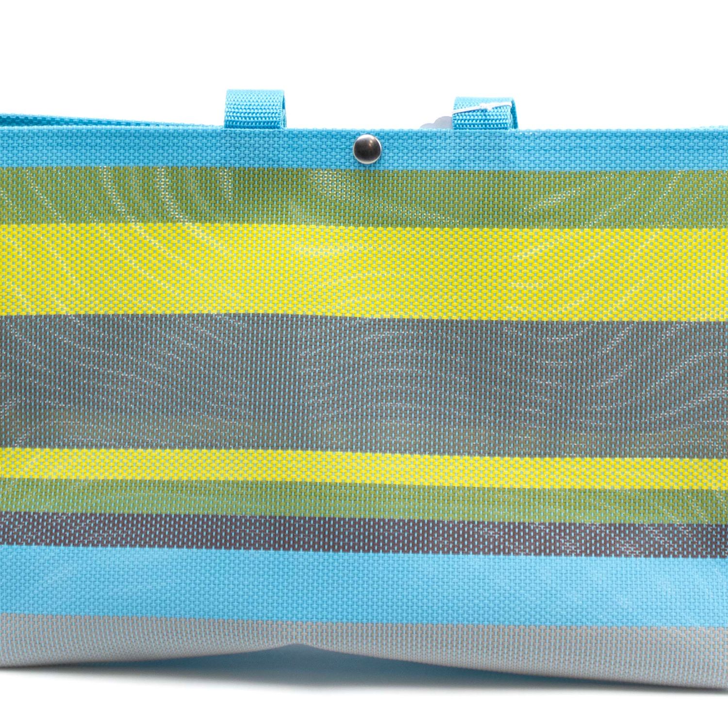 Blues Greens Stripe, large tote CASK280